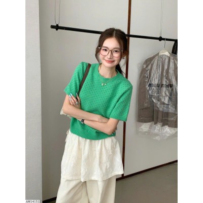 AM14151 ÁO LEN CHẤM BI TAY LỠ RSSTUDIO
