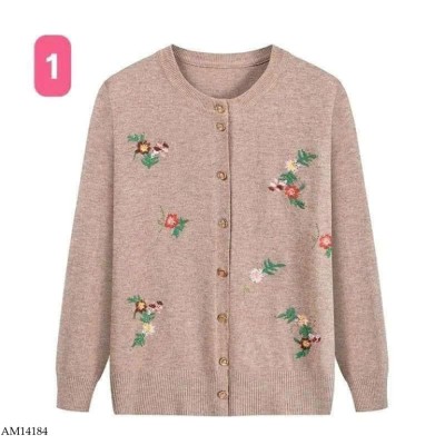 AM14184 ÁO CARDIGAN LEN NỮ TRUNG NIÊN