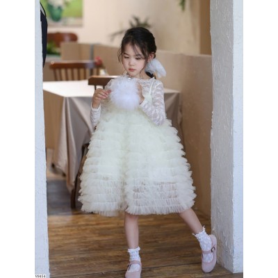 V8454 SET ÁO REN HOA MIX VÁY 2 DÂY TUTU