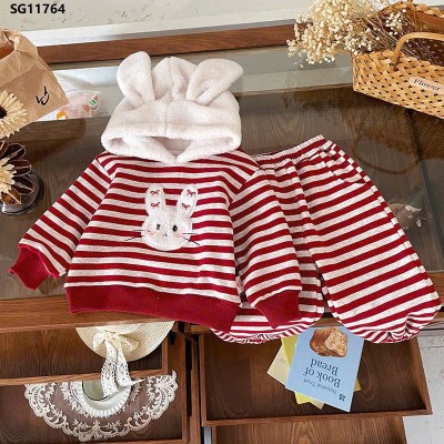 SG11764 SET KẺ ĐỎ HÌNH THỎ BÉ GÁI