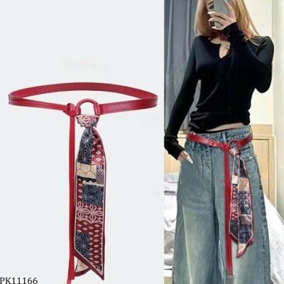 PK11166 SET 3C THẮT LƯNG KHĂN LỤA CHO NỮ