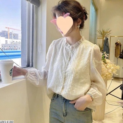 AM14180 ÁO SƠ MI REN NỮ