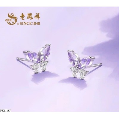 PK11187 KHUYÊN TAI BƯỚM BLING