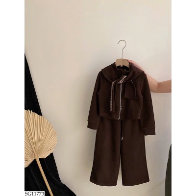 SG11773 BỘ NỈ KÈM KHĂN BG