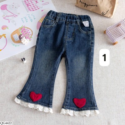QG4422 QUẦN JEAN ỐNG LOE BG