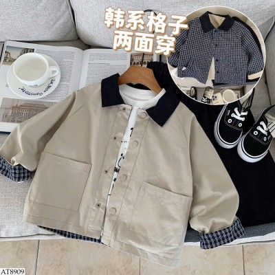 AT8909 ÁO KHOÁC 2 MẶT CHO BÉ