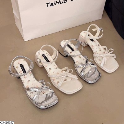GM10357 DÉP SANDAL QUAI MẢNH GẮN NƠ