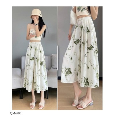 QM4785 QUẦN VÁY HỌA TIẾT TRUNG HOA MÙA HÈ