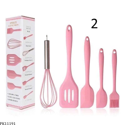 PK11191 BỘ 5 MÓN DỤNG CỤ NHÀ BẾP SILICON