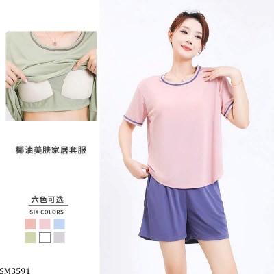 SM3591 SET ÁO CỘC MIX SHORT KÈM BRA