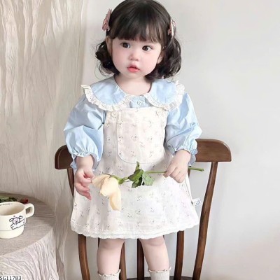 SG11783 SET ÁO CỔ SEN MIX YẾM HOA NHÍ