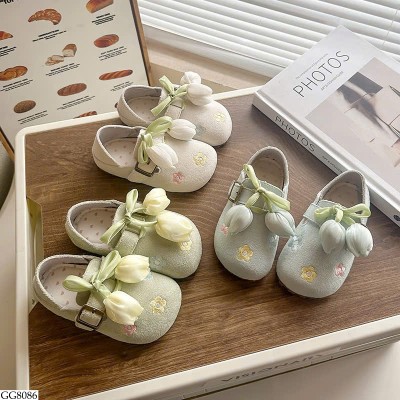 GG8086 GIÀY HOA TULIP CHO BÉ
