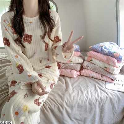 SM3602 BỘ NGỦ GẤU CUTE CHO NỮ