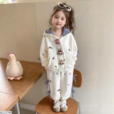 SG11799 BỘ NỈ LABUBU BÉ GÁI