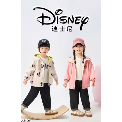 A3406 ÁO KHOÁC GIÓ DISNEY 2 MẶT 