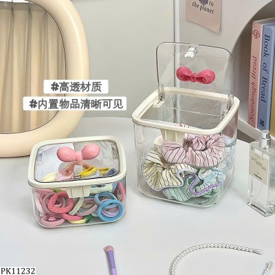 PK11232  SET 2 HỘP ĐỰNG ĐỒ PHỤ KIỆN TRONG SUỐT