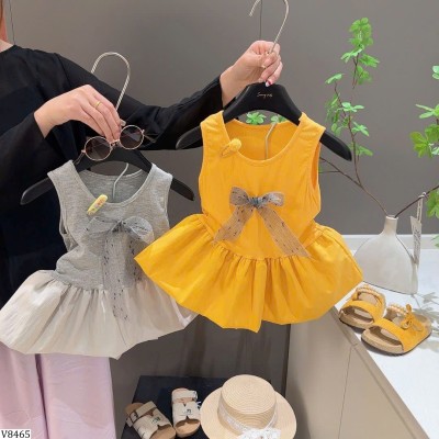 V8465 VÁY SÁT NÁCH NƠ BÍ