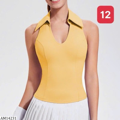 AM14231  ÁO TẬP POLO SÁT NÁCH NỮ