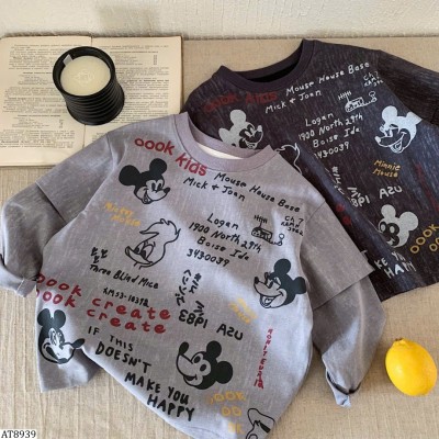 AT8939  ÁO THUN MICKEY DÀI TAY