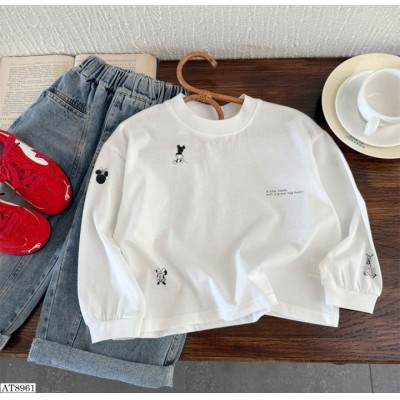 AT8961.01 ÁO THUN HỌA TIẾT MICKEY CHO BÉ