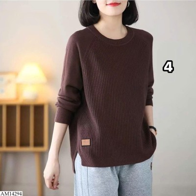 AM14294 ÁO LEN DÁNG SUÔNG CHO NỮ