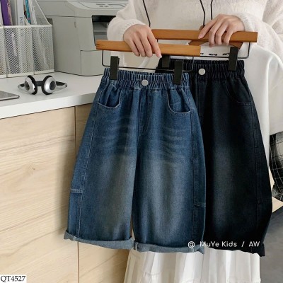 QT4527 QUẦN JEAN SUÔNG ỐNG RỘNG BT