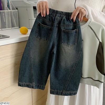 QT4532 QUẦN JEAN SUÔNG FORM RỘNG BÉ TRAI