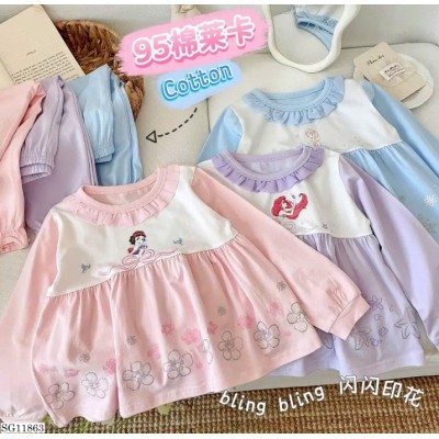 SG11863  BỘ NGỦ CÔNG CHÚA CHO BÉ GÁI
