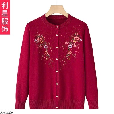 AM14299 ÁO LEN CARDIGAN TRUNG NIÊN CHO BÀ CHO MẸ