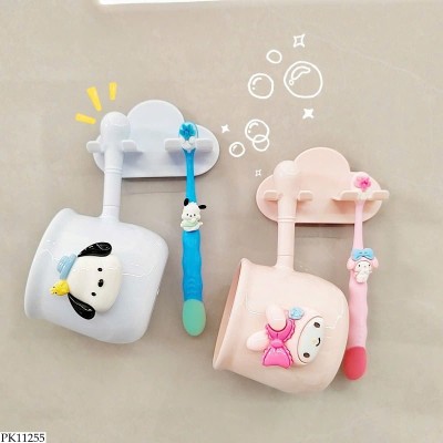 PK11255 CỐC ĐÁNH RĂNG GIÁ TREO TIỆN LỢI