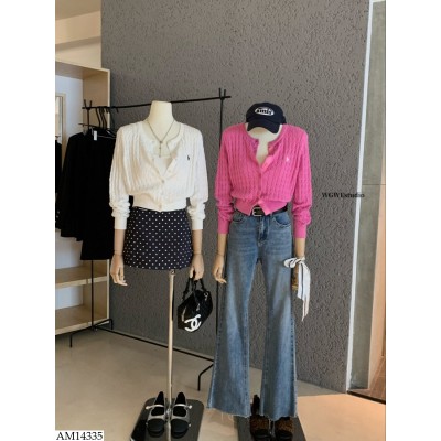 AM14335 ÁO LEN CARDIGAN W.G.W.E