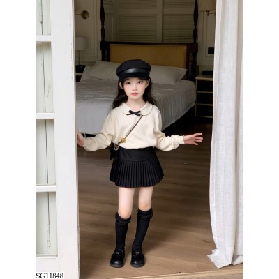 SG11848 SET ÁO LEN MIX CV XẾP LY BG