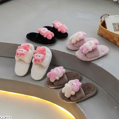 GG8115 DÉP LÔNG LABUBU DỄ THƯƠNG