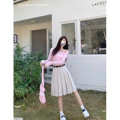 VM3135 CHÂN VÁY XẾP LY DÁNG DÀI ANNA