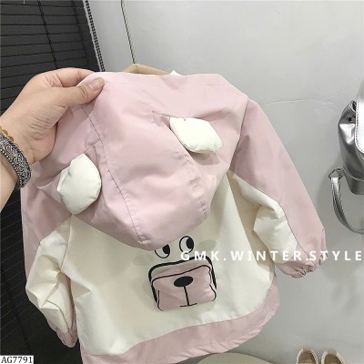 AG7791  ÁO KHOÁC HỒNG CHO BÉ