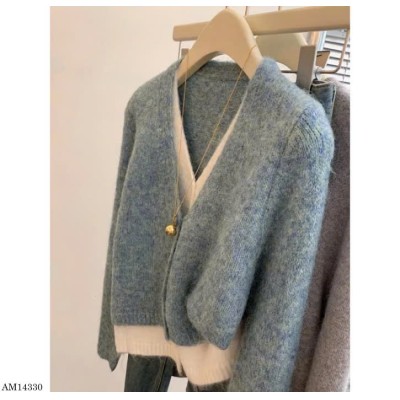 AM14330 ÁO KHOÁC LEN CARDIGAN 2 MẢNH NỮ