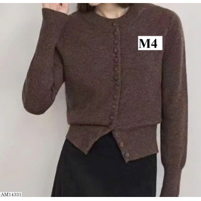 AM14331 ÁO CARDIGAN PHỐI CÚC VẢI NỮ