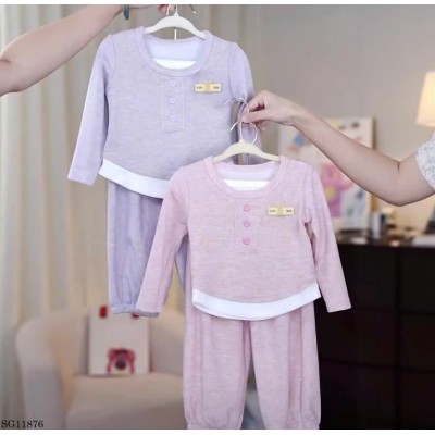 SG11876  SET NỈ BÉ GÁI PHỐI 2 MẢNH