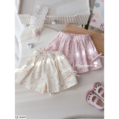 QG4460 QUẦN SHORT NGÔI SAO CHO BÉ GÁI