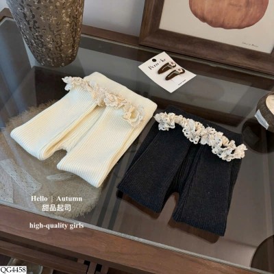 QG4458 QUẦN LEGGING GẤU REN BG