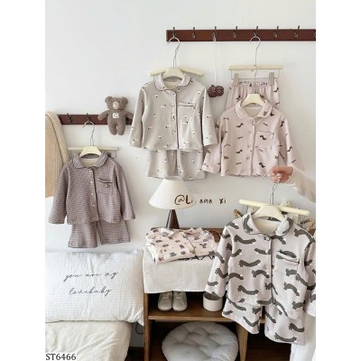 ST6466 BỘ PIJAMA LÓT NHUNG