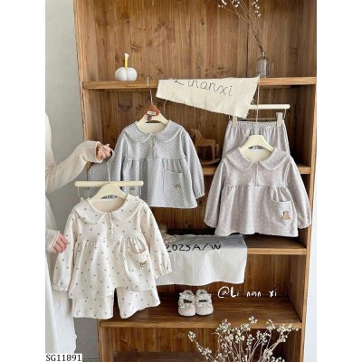 SG11891 SET NỈ LÓT NHUNG MẶC NHÀ