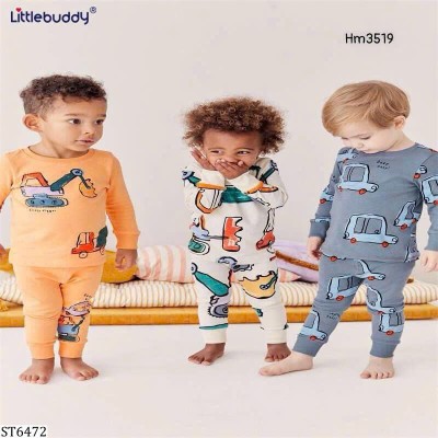 ST6472 SET DÀI TAY MẶC NHÀ littlebuddy