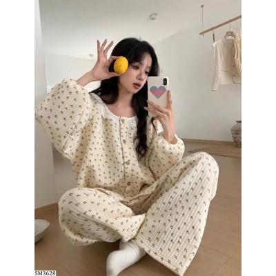 SM3628 BỘ NGỦ HOA NHÍ DÀI TAY