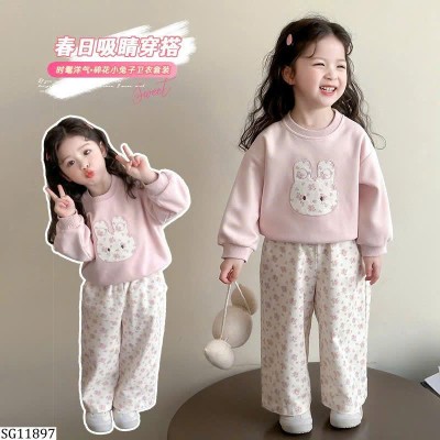 SG11897 SET NỈ 2 CHI TIẾT HỌA TIẾT THỎ