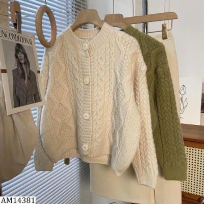AM14381 ÁO LEN CARDIGAN VẶN THỪNG