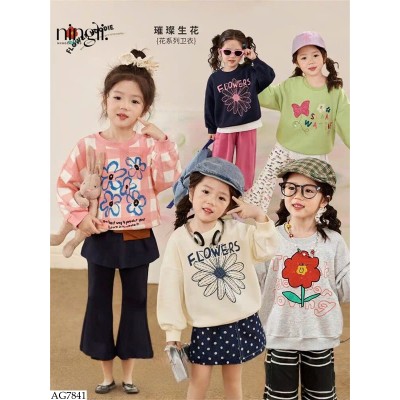 AG7841 ÁO NỈ CHO BÉ GÁI NINGLI