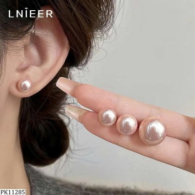 PK11285 KHUYÊN TAI NGỌC TRAI HÃNG LINEER