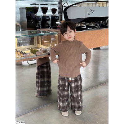 QT4548 QUẦN LÓT LÔNG KẺ CARO AMBBKIDS
