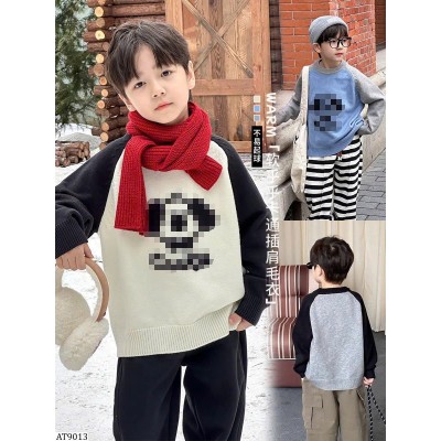 AT9013 ÁO LEN PHỐI TAY AMBBKIDS